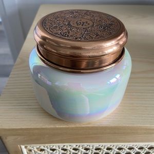 Anthropology Capri Blue volcano candle